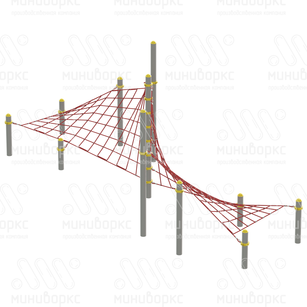 Канатные пространственные сетки – Q-0661.20-02 | картинка 1