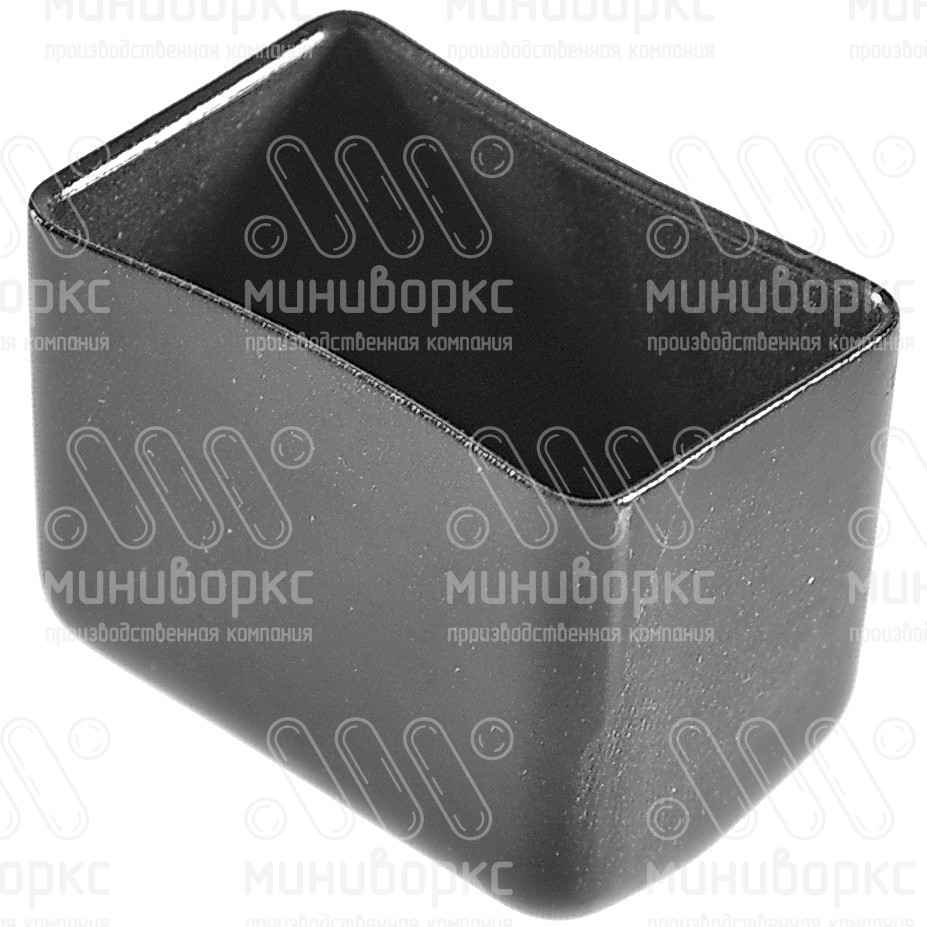 Прямоугольные заглушки для труб 40x80 – CBPR80x40 | картинка 1