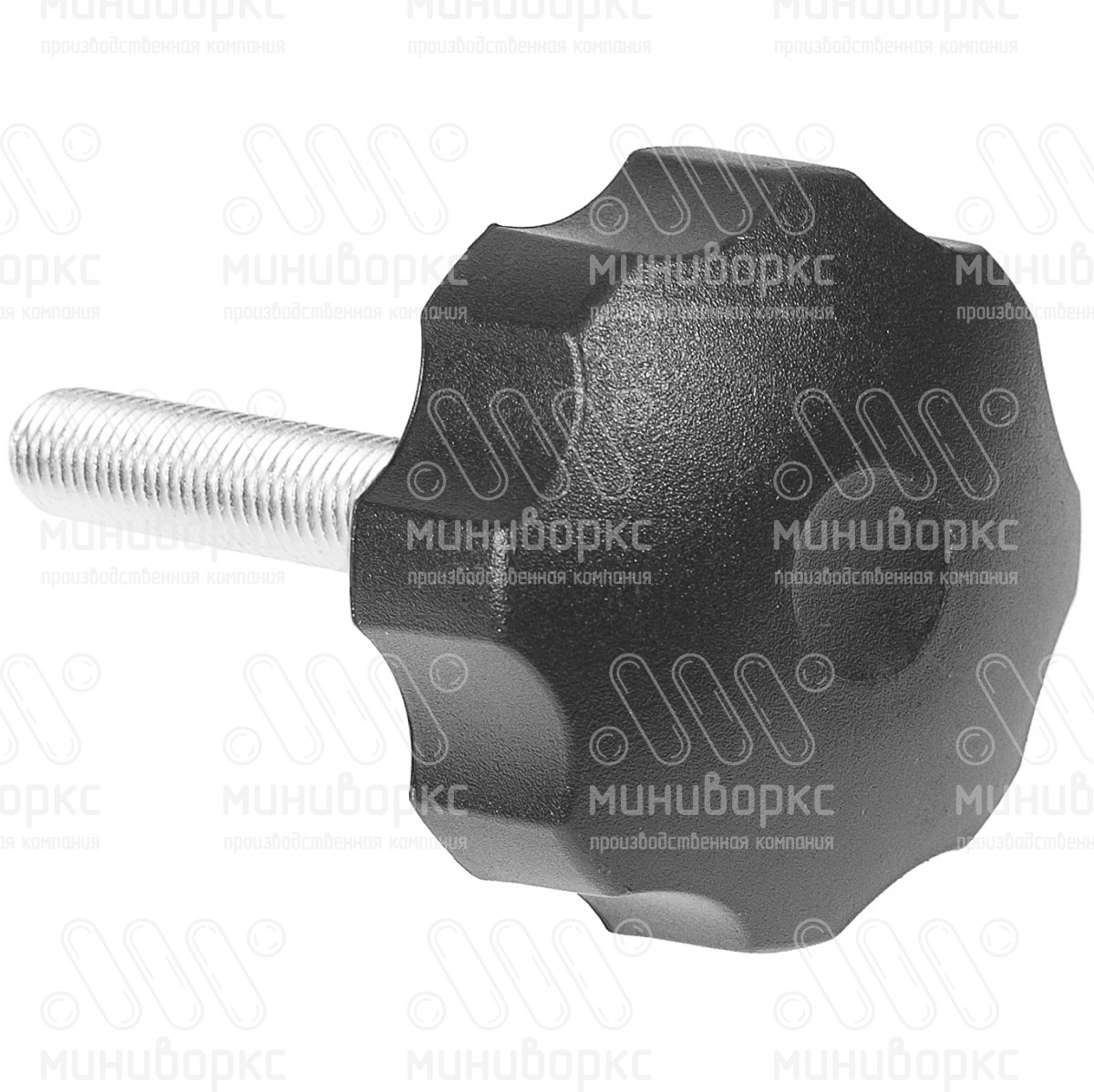 Фиксатор с болтом M12x80 Ø60, цвет черный – Ф60М12-80ЧН - 3